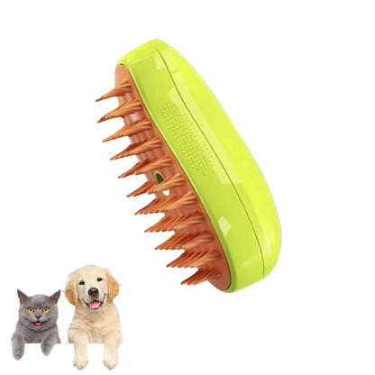 3-in-1 Cat Steamy Brush - Electric Pet Grooming Tool & Massage Sprayer