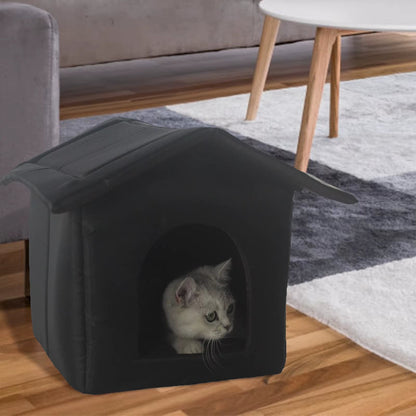 Cats House Waterproof Outdoor Keep Warm Pet Cat Cave Beds Nest Funny Foldable and Washable for Kitten Puppy Pets Supplies