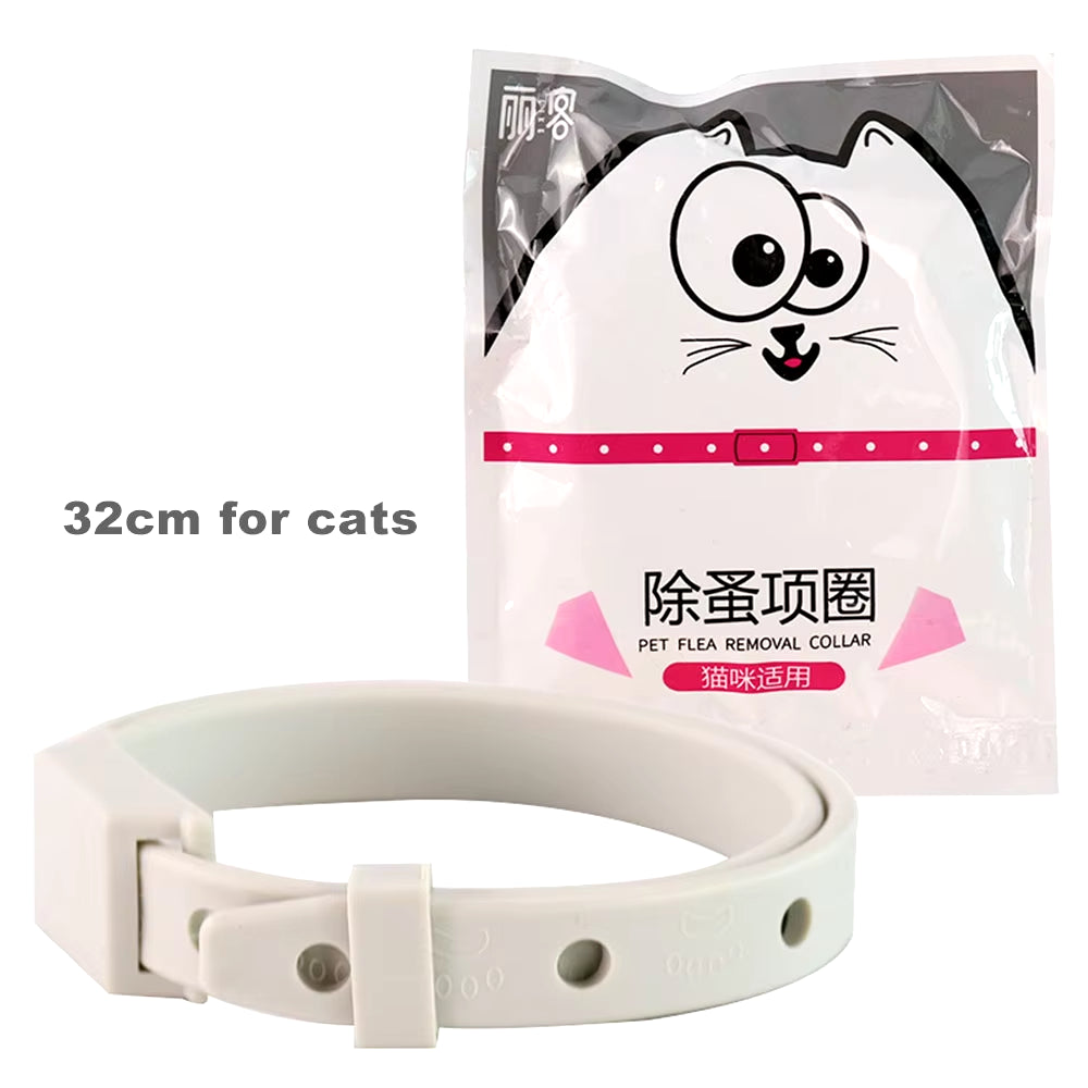 Anti-Flea & Tick Collar - 8-Month Protection for Cats & Small Dogs