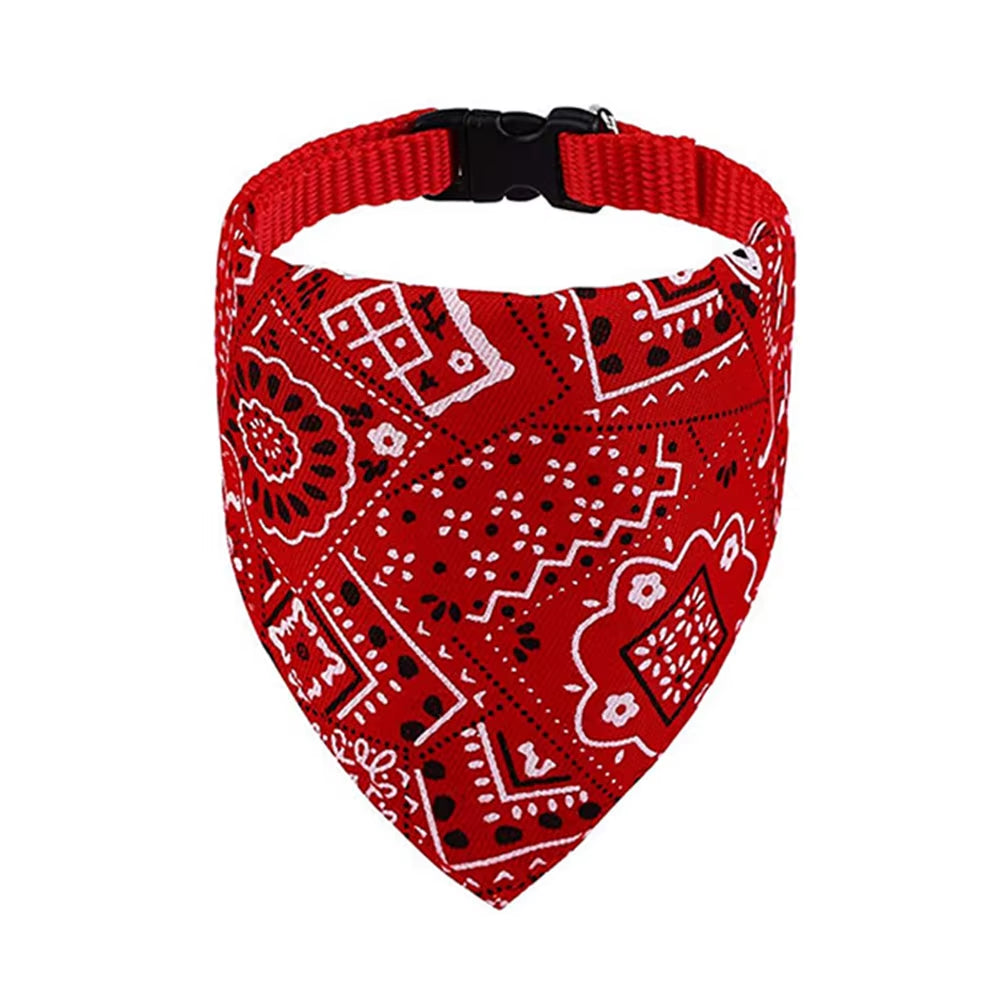 Washable Cat Bow Tie & Bandana - Adjustable Pet Collar for Cats & Dogs