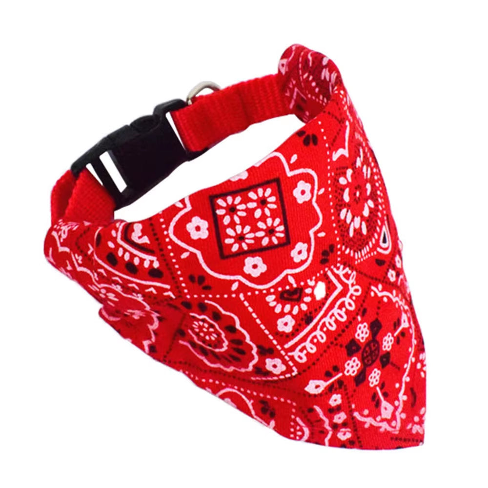 Washable Cat Bow Tie & Bandana - Adjustable Pet Collar for Cats & Dogs