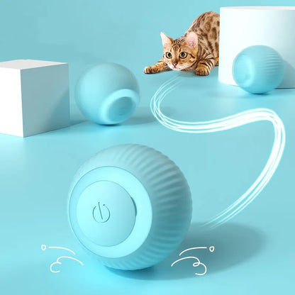 Smart Interactive Cat Ball - Automatic Rolling Electronic Toy for Cats