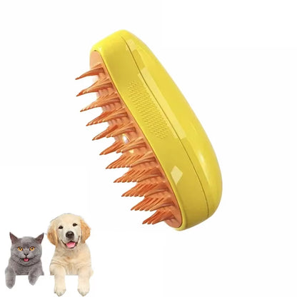 3-in-1 Cat Steamy Brush - Electric Pet Grooming Tool & Massage Sprayer