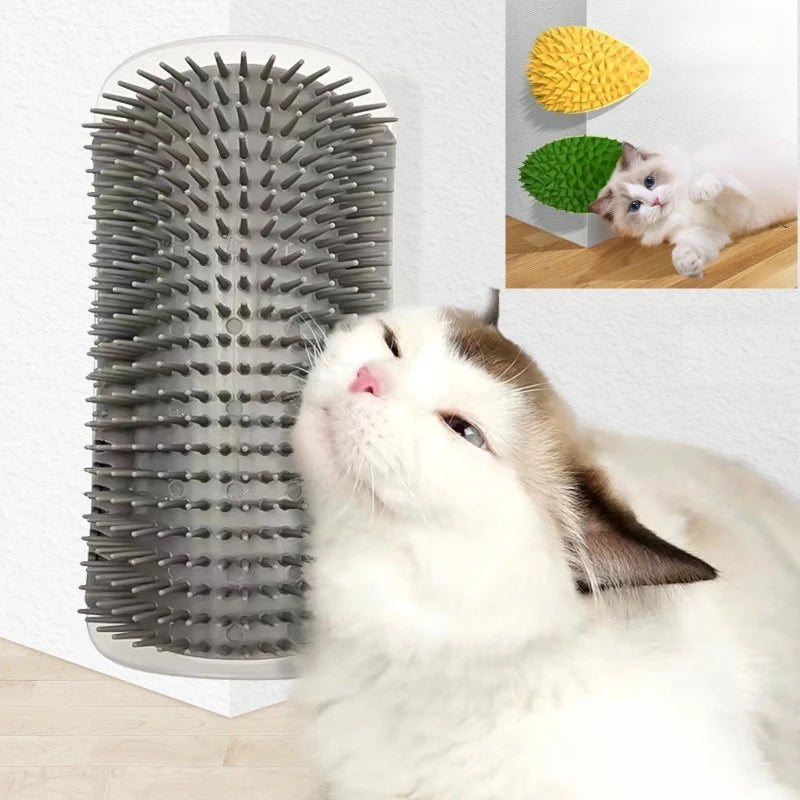 Cat Scratcher & Massager - Grooming Brush for Cats & Dogs