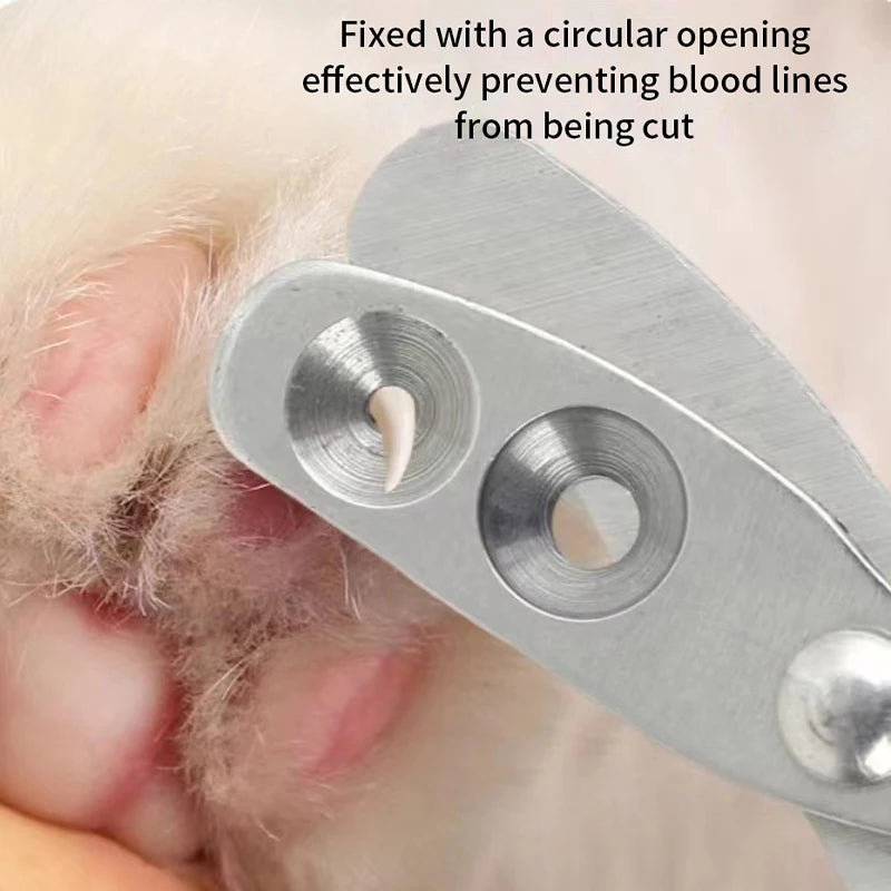 Professional Cat & Dog Nail Clippers - Stainless Steel Claws Cutter