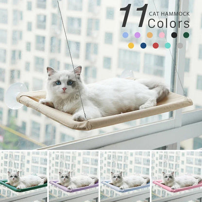 20KG Pet Cat Hammock - Comfortable Hanging Window Seat for Cats & Kittens