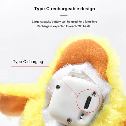 Automatic Tease Cat Toy - Interactive Plush Simulation Duck for Cats